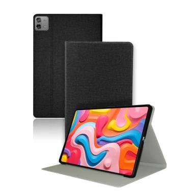 Imagem de Capa para tablet TECLAST ArtPad Air de 11 polegadas, capa de proteção para tablet NOUKAJU Tablet, suporte dobrável, ajuste de ângulo, capa de proteção para TECLAST ArtPad Air (preto)
