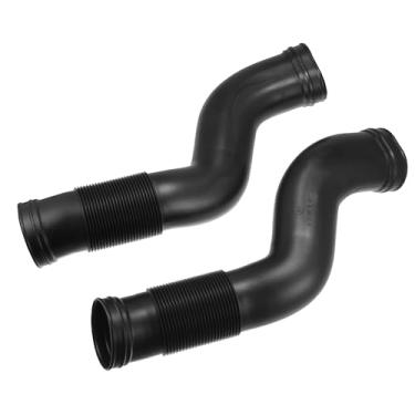 Imagem de Hihaha 1 par de tubos de admissão de ar de carro para Mercedes-Benz GL450 GL550 2008-2012 Nº A1645051461 plástico preto