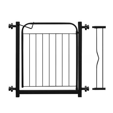 Imagem de Pet door grade dog protection acompanha extensão 10cm(PORTÃO PRETO)