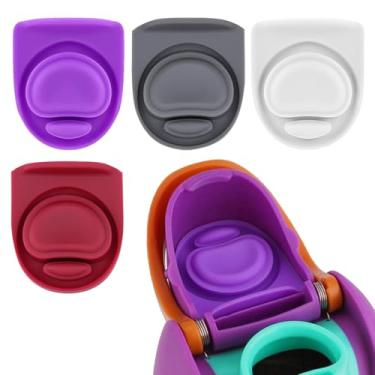 Imagem de BMSQOFD 4 peças de rolha de substituição compatíveis com Owala FreeSip 473 ml 947 ml, tampa de vedação superior de garrafa de água para Owala 16/19/24/32/1,134 g tampa de boca de vedação de silicone