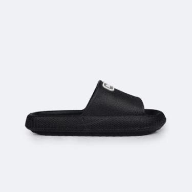 Imagem de Chinelo Slide Nuvem Infantil Pampili Mini Puff Preto 677.006-Feminino