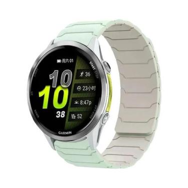 Imagem de Pulseira De Silicone 20/22mm Para Garmin Forerunner 570 970 265 965 16