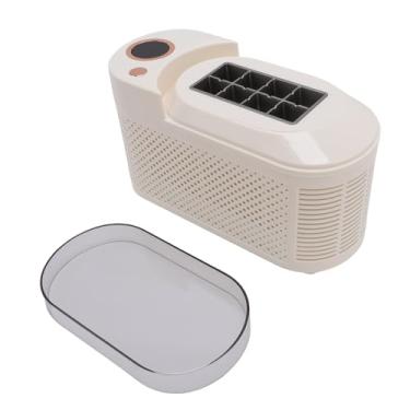 Imagem de Cryfokt Máquina de Gelo Portátil Compacta para Mesa, 120 W, Automática, para Acampamento Doméstico, RV, 8 Cubos por Ciclo (Plugue dos EUA)