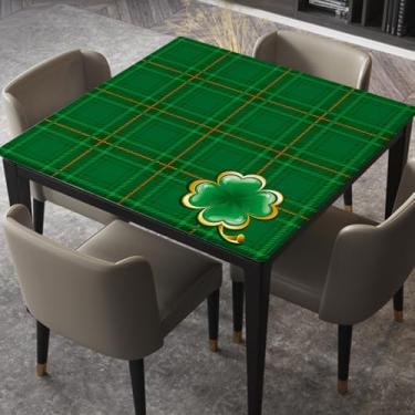 Imagem de ZYRALLAX Capa de mesa quadrada adequada para mesa de 61 cm x 61 cm, Dia de São Patrício, para decoração de festas e eventos internos e externos