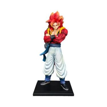 Imagem de Figura De Ação Super Saiyan 4 Gogeta 33cm Dragon Ball PVC JG Estátua M