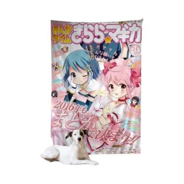 Imagem de Tapeçaria De Parede Grande Boêmia Hippie De Bruxaria Puella Magi Madok