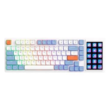 Imagem de Teclado Mecânico Gamer Ajazz AKP815, RGB, USB-C, Switch Huannuo Short Tea, AKP815-Unissex