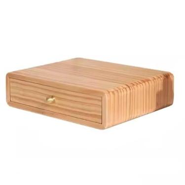 Imagem de Vinta Caixa de joias de madeira - Organizador elegante com gavetas de armazenamento grandes e forro de veludo macio para brincos, anéis, colares, pulseiras - Presente elegante para mulheres