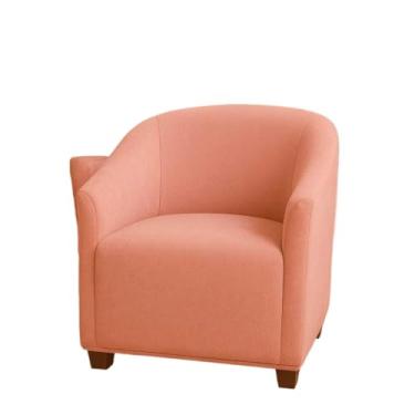 Imagem de Os apoios de braço em forma de ferradura, capa cadeira, são revestidos com gel elástico, o que facilita a instalação e garante sua fixação(ROSÊ)