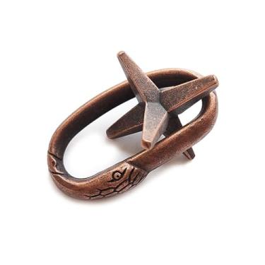 Imagem de Quebra-cabeça Snake Escape Metal Brain Teaser Brinquedos Anxiety IQ Games Adultos Quebra