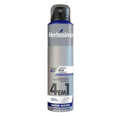 Imagem de Desodorante Aerosol Antitranspirante Snow Moon Herbíssimos 150ml