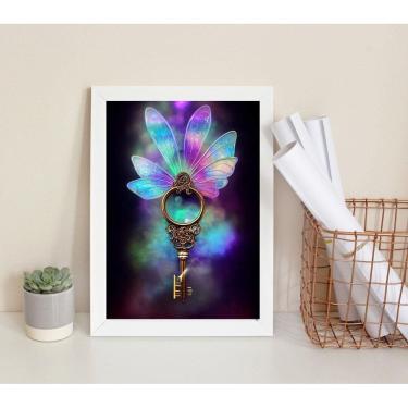 Imagem de Quadro Decorativo Chave Mágica - Arquétipo 33X24Cm - Vidro