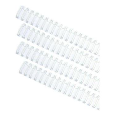 Imagem de Kit Wire-o 2x1 Branco 5/8 - 3/4 - 7/8 - 1 Cassmar 100un