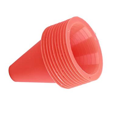 Imagem de Cones de Treinamento de Futebol, 10pcs Pequenos Cones para Treinamento Esportivo, Barreiras de Futebol Acessório do Marcador de Plástico para Facilitar o Transporte e (ORANGE)