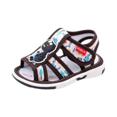 Imagem de Sapatos Sonoros Para Bebês Que Estão Começando a Andar, Sandálias De V