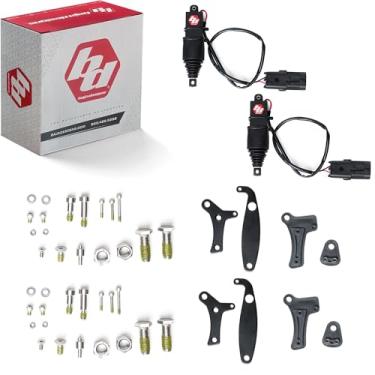 Imagem de Baja Designs Kit de atuador de luz reflexa para barra de luz LED OnX6+ de 50,8 cm, 76,2 cm, 101,6 cm, 127 cm – Ajuste motorizado de inclinação de até 20°, montagem aparafusada de perfil baixo