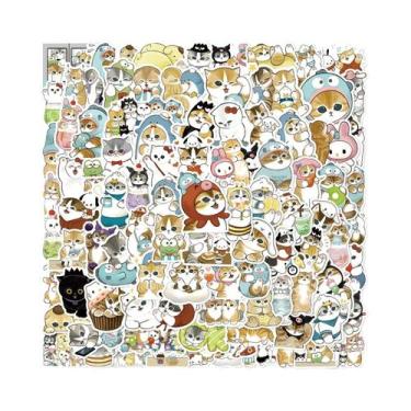Imagem de Adesivos De Graffiti De Gato Sanrio Mofusand, 100PCS, Impermeáveis Par