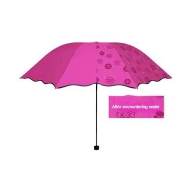 Imagem de Guarda-chuva Mágico Dobrável À Prova De Sol E Chuva, Proteção UV, Para