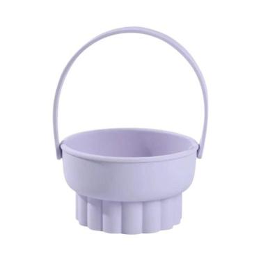 Imagem de Tigela De Silicone Para Limpeza De Pincéis De Maquiagem, Lavador De Es