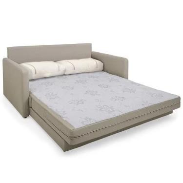 Imagem de Sofá Cama Herval Versátil Queen 1,76M Linho BEGE, LINHO BEGE