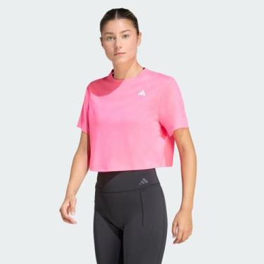 Imagem de Camiseta Adidas Boxy We Min Feminina Rosa, M
