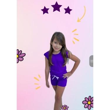 Imagem de Conjunto feminino infantil roxo - MLT Confecções 