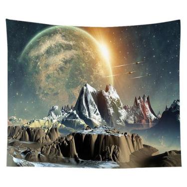 Imagem de Microtecido de parede Tapestry Space Scenery 150x130cm - yiweisai