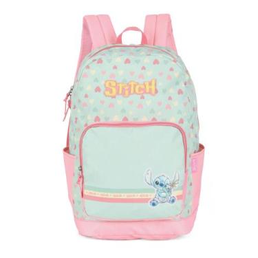 Imagem de Mochila de Costas Stitch e Xepa Verde UP4YOU MS50091SC Lançamento 2026