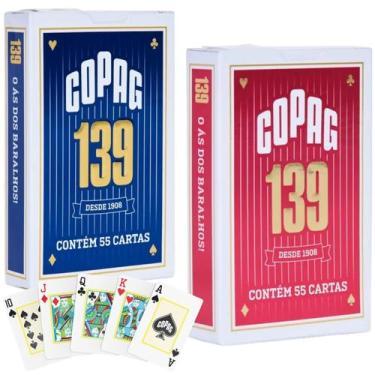 Imagem de Jogo Baralho Profissional 54 Cartas Convencional Naipe Grande Copag, B