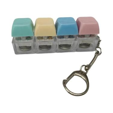 Imagem de Chaveiro Fidget Antiestresse Para Adultos Com 3/4 Teclas De Teclado, B