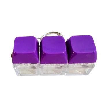 Imagem de Chaveiro Fidget Antiestresse Para Adultos Com 3/4 Teclas De Teclado, B