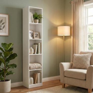 Imagem de Armário Colmeia 5 Nichos Multiuso Prateleira Organizador Branco - GP M