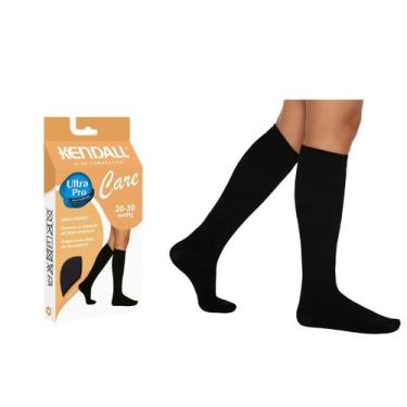 Imagem de Meia de Compressão Kendall Care 3/4 20-30mmHg 3113 Preto - GG, GG, Pre