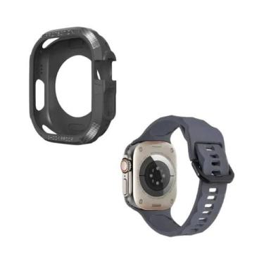 Imagem de Capa De Silicone TPU De 45mm 44mm 41mm Para Apple Watch Series 9 8 7 6