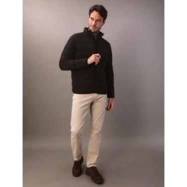 Imagem de Jaqueta Masculina Matelasse Calvin Klein Com Ziper - Preto-Masculino