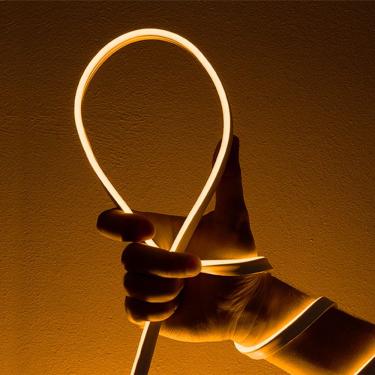 Imagem de Fita De Led Neon Taschibra 8w/m Ip65 12v Cores | Valor Do Metro Laranja