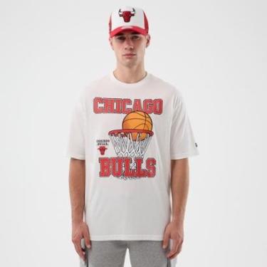 Imagem de NBA NEW ERA ARCH GRPHC OS TEE CHIBUL WHI-Masculino