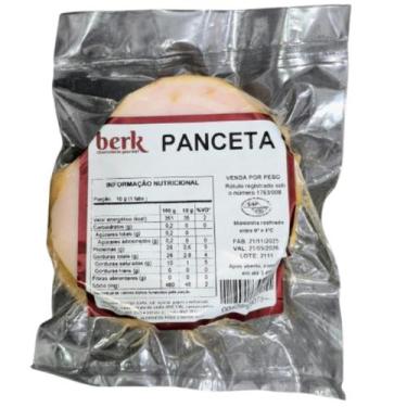 Imagem de Pancetta redonda defumada pedaço 200gr berk charcutaria