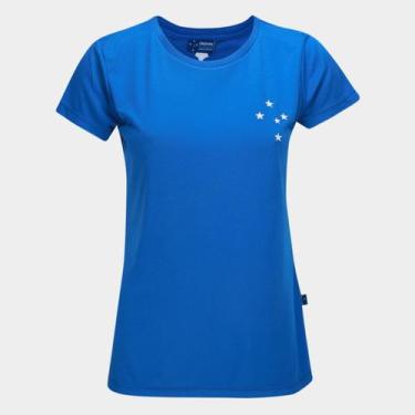Imagem de Camiseta Cruzeiro Esportiva Feminina - Surf Center, Azul royal, G
