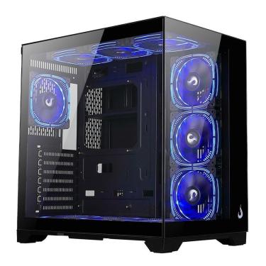 Imagem de Gabinete Gamer Rise Mode Galaxy Glass Standard V2, Mid Tower, ATX Sem FANs, - RM-GA-GGST2-FB-Unissex