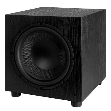 Imagem de Subwoofer Ativo Elac SUB1020-BK Classe AB Driver 10" Pol.  Bass Reflex 120W Preto 127v
