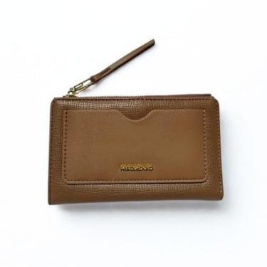 Imagem de Carteira feminina em Couro Sintético Pavão Ouro-Feminino