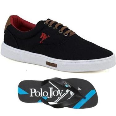 Imagem de Kit 1 Tênis Casual E 1 Chinelo Polo Joy-Masculino