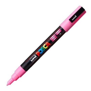 Imagem de Caneta Posca Uni-Ball PC-3M 0.9-1.3mm Rosa - UNI BALL