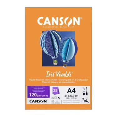 Imagem de Papel Canson A4 Iris Vivaldi 120g 25Fls - Escolha a cor, Cenoura
