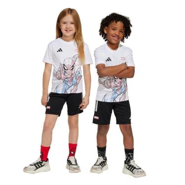 Imagem de Conjunto Infantil Adidas Camisa y Shorts Marvel Spider-Man Unissex-Unissex