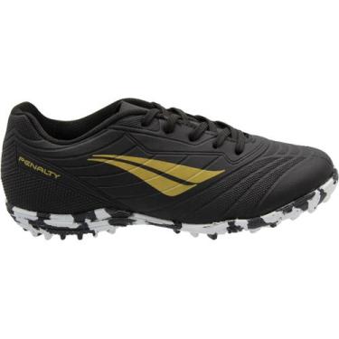 Imagem de Chuteira Society Penalty Matis XXI Indoor Juvenil Menino, Preto, 34