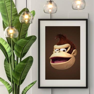 Imagem de Quadro Gamer Donkey Kong - 60x48cm