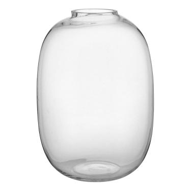 Imagem de VASO DECORATIVO ENFEITE PLANTA VIDRO 30x20x20cm TRANSPARENTE