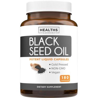 Imagem de Suplemento Healths Harmony Black Seed Oil 180 Cápsulas-Unissex